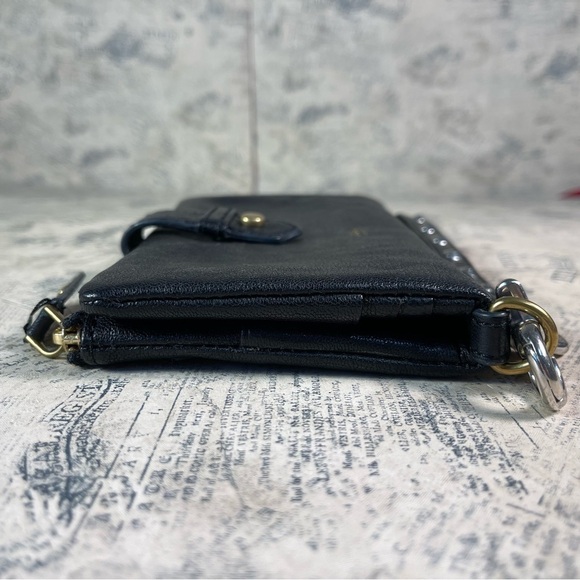 Fossil Becca Black Leather Wristlet / Wallet - Picture 2 of 9